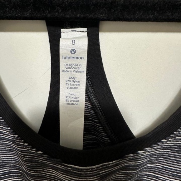 Lululemon Athletica Black and Pink Racerback Tank Tops - Picture 4 of 6